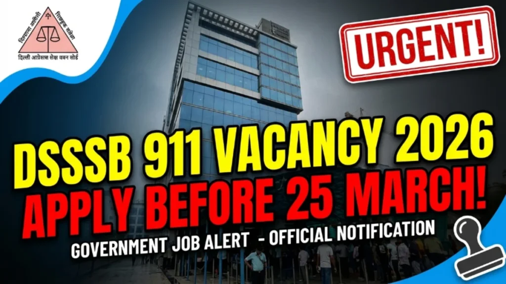 dsssb-vacancy-2026-apply-online