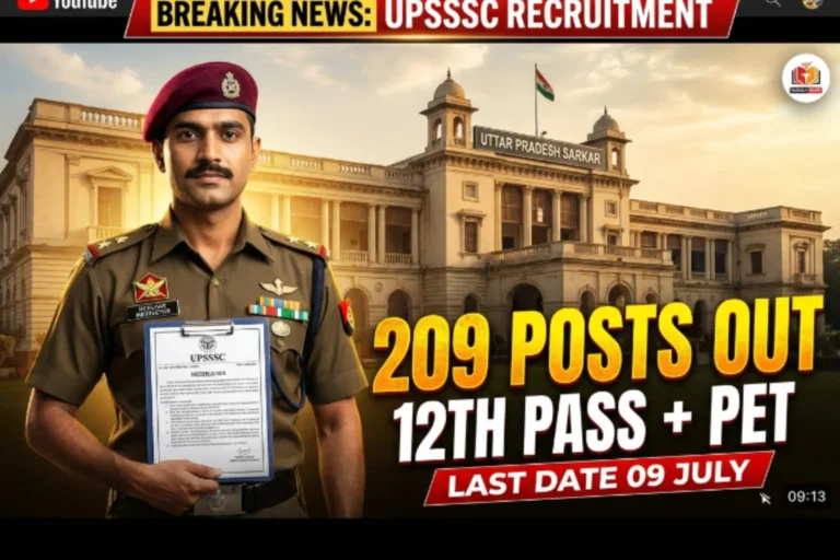 UPSSSC Havildar Instructor Recruitment 2026 Apply Online