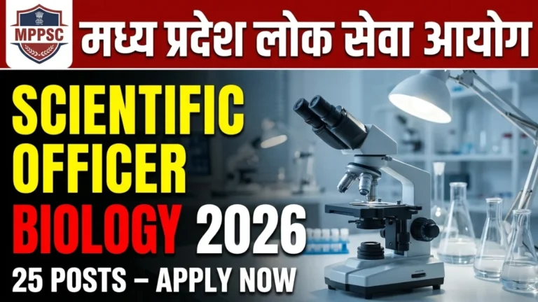 mppsc scientific officer biology 2026 admit card