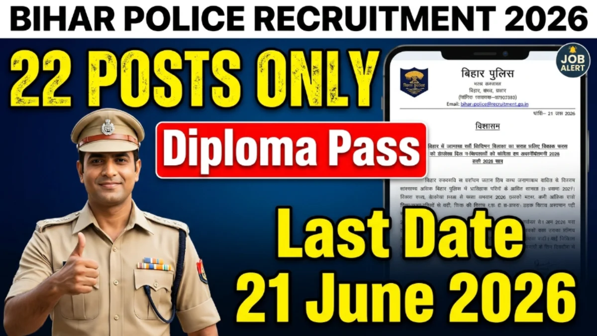 Bihar Police BPSSC ASI Technical Recruitment 2026