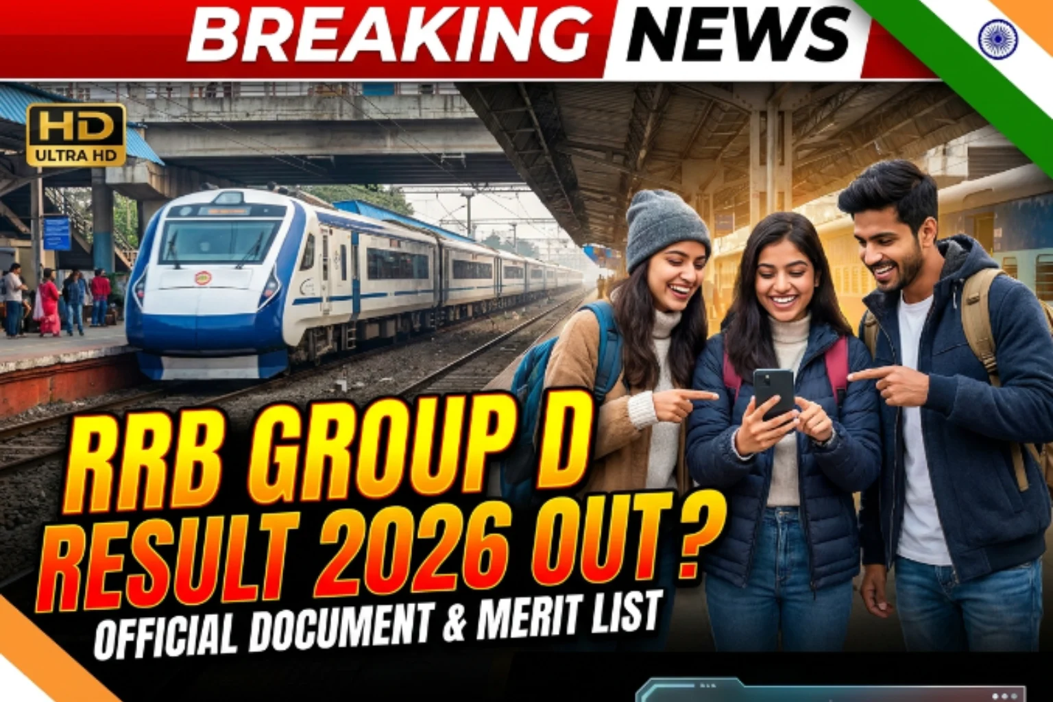 RRB Group D Result 2026