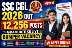 SSC CGL 2026 12256 Posts Apply Online