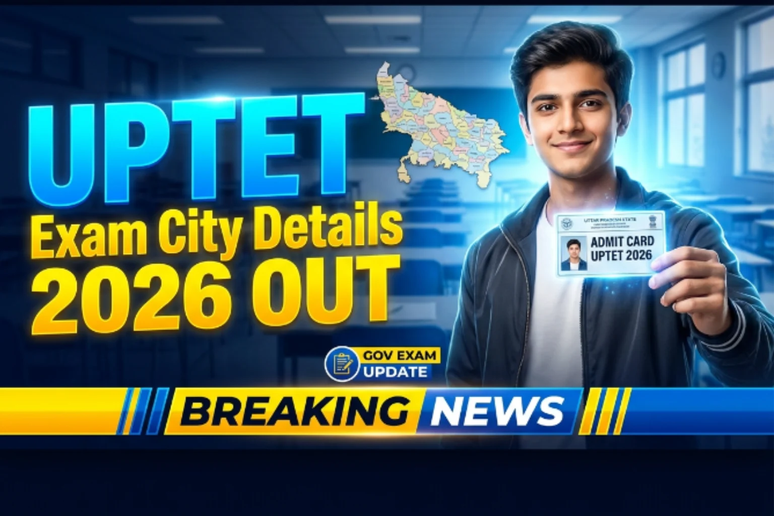 UPTET Exam City Details 2026 Download