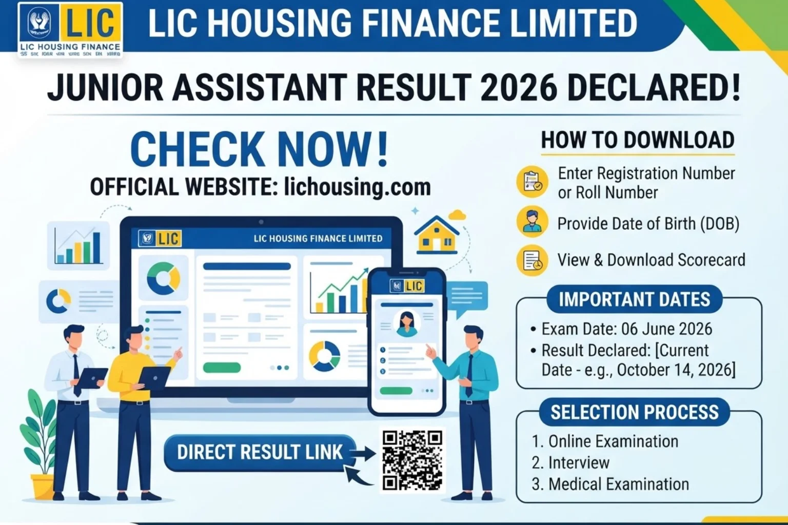 LIC HFL Junior Assistant Result 2026