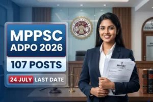 MPPSC ADPO Recruitment 2026 Apply Online for 107 Posts