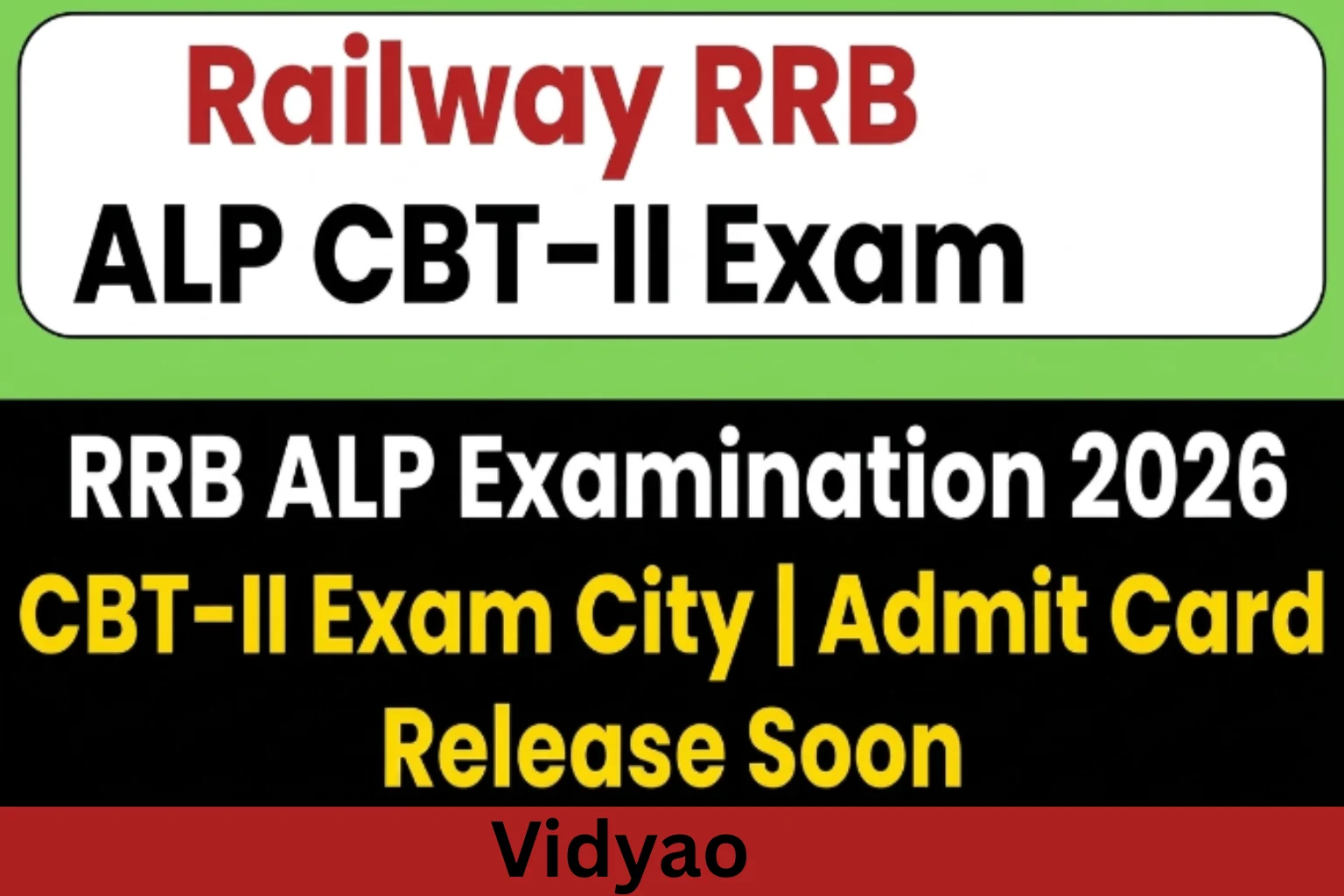 RRB ALP CBT-II Admit Card 2026