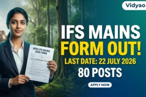 UPSC IFS Mains 2026 Apply Online and Last Date