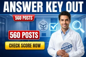 UPSSSC Pharmacist Answer Key 2026 PDF Download Official Update