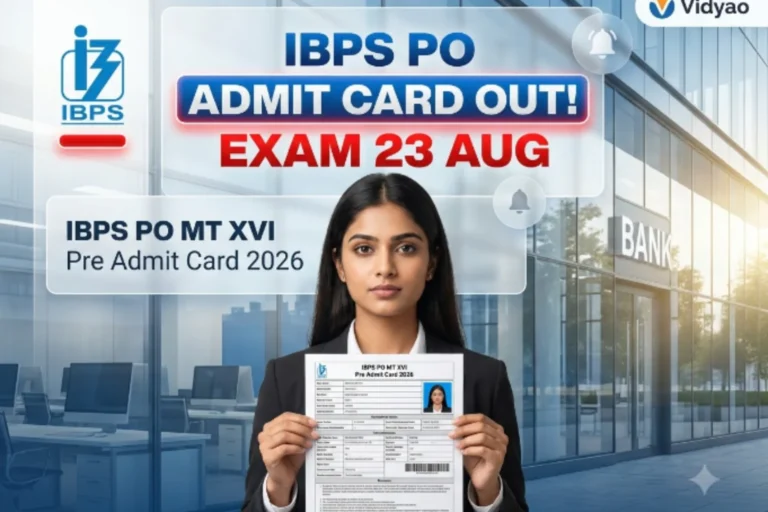 IBPS PO MT XVI Pre Admit Card 2026 download for preliminary exam