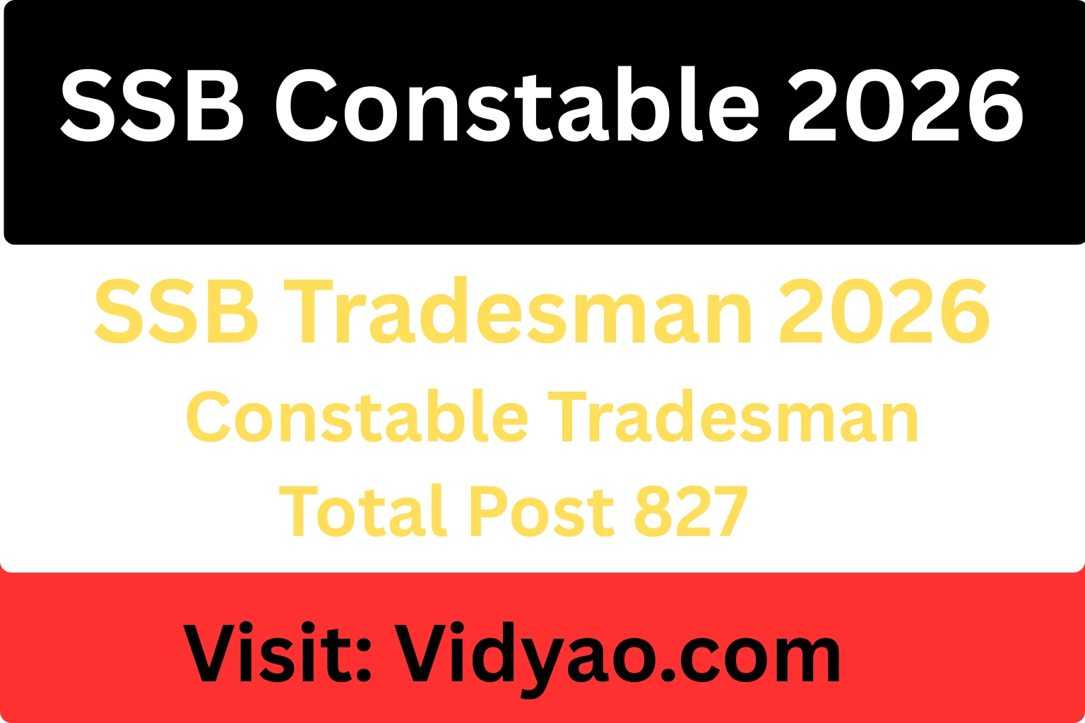 SSB Constable Tradesman PET PST Admit Card 2026