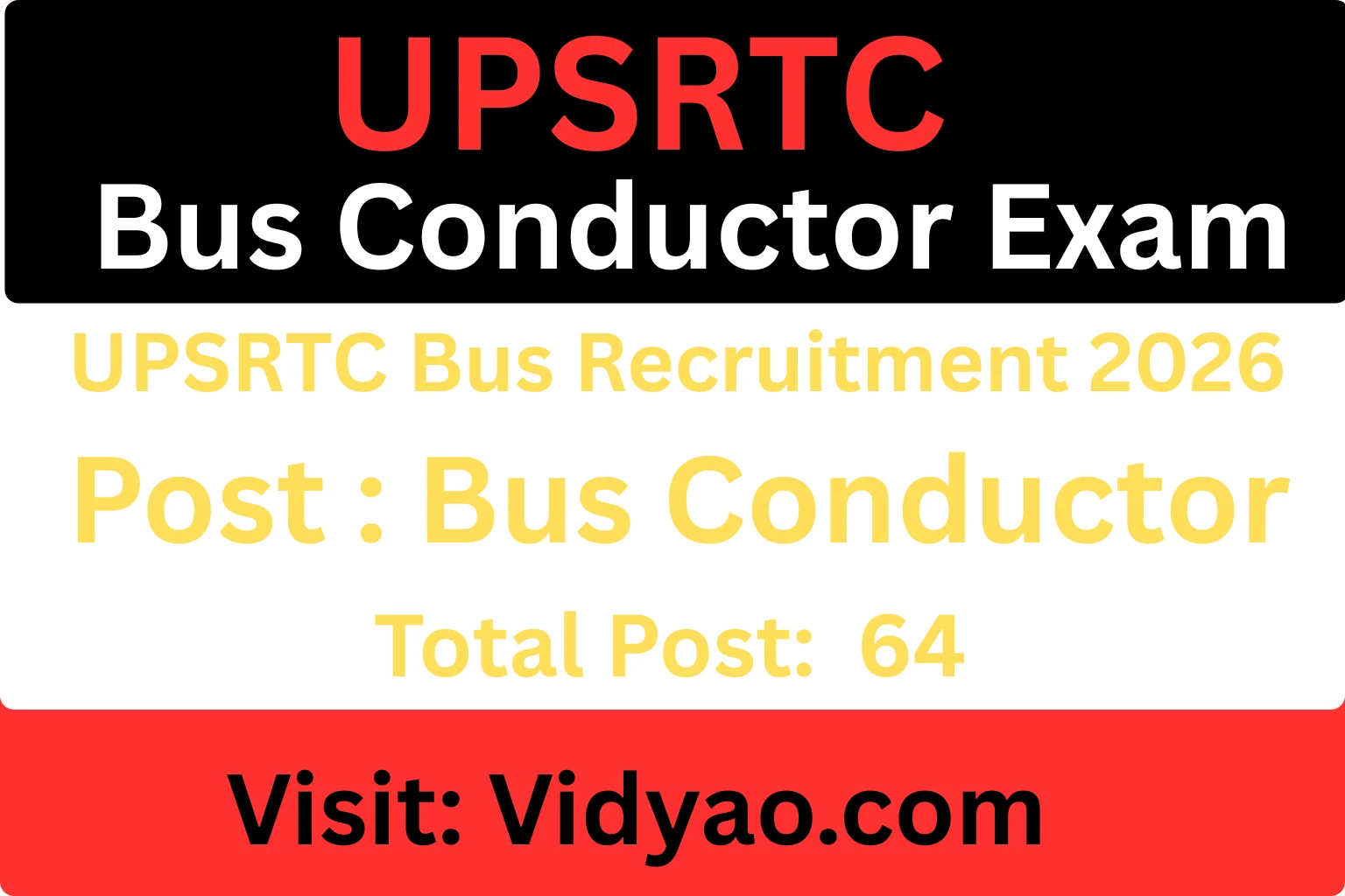 upsrtc-bus-conductor-recruitment-2026-apply-online