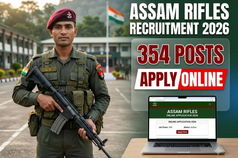 Assam Rifles Technical Tradesman Recruitment 2026 Apply Online