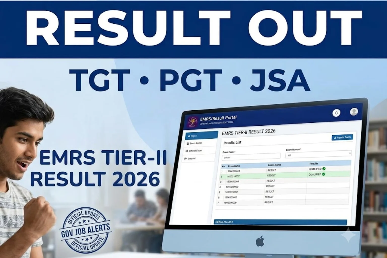 EMRS Tier-II Result 2026