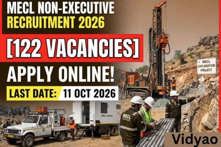 MECL Non-Executive Recruitment 2026 Apply Online