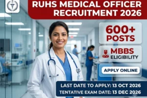 ruhs-medical-officer-recruitment-2026