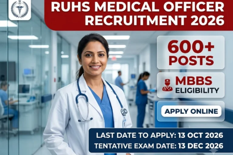 ruhs-medical-officer-recruitment-2026