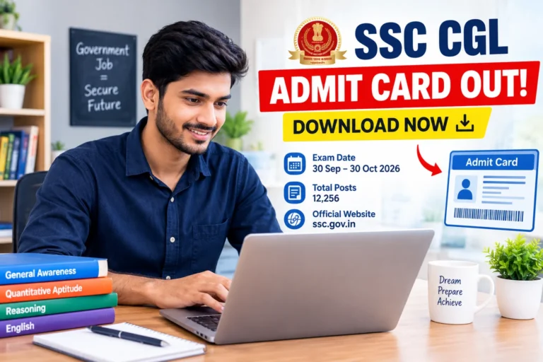 SSC CGL Tier-I Admit Card 2026