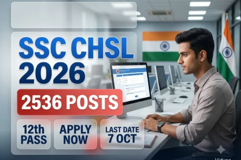 SSC CHSL Recruitment 2026 apply online