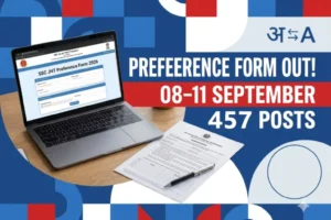 SSC JHT Option Cum Preference Form 2026