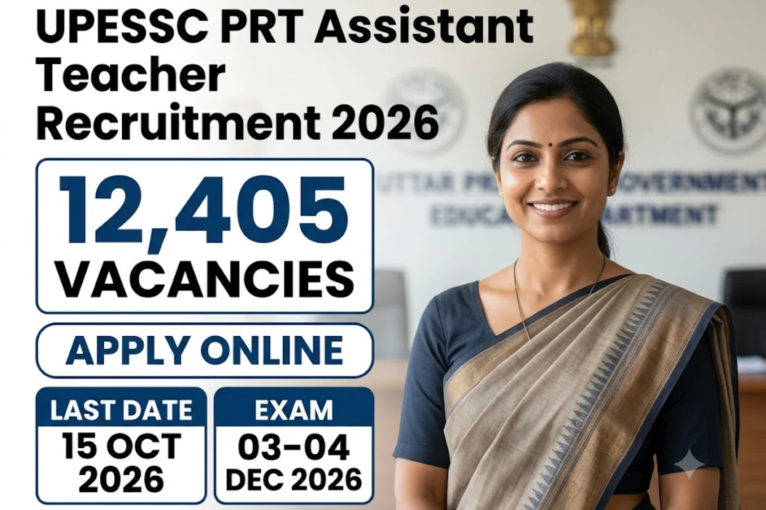 UPESSC PRT Assistant Teacher Apply Online