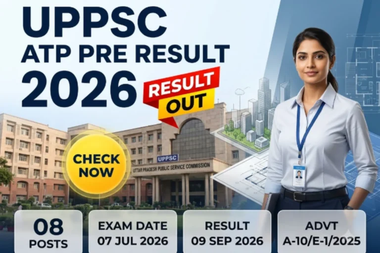 UPPSC ATP Pre Result 2026