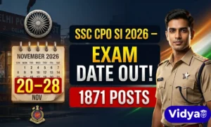 ssc-cpo-si-2026-exam-date