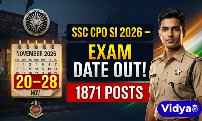 ssc-cpo-si-2026-exam-date